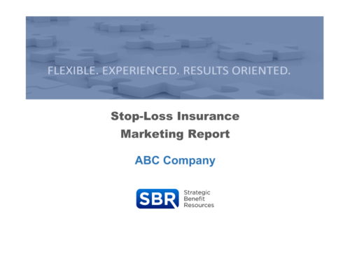 Sample+SBR+Stop Loss+Marketing+Report+ +ABC+Company+ Self Funded